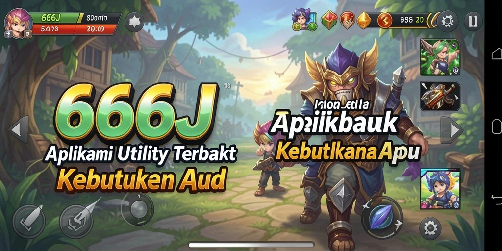 Tampilan antarmuka dari aplikasi Utility 666J yang modern dan intuitif.