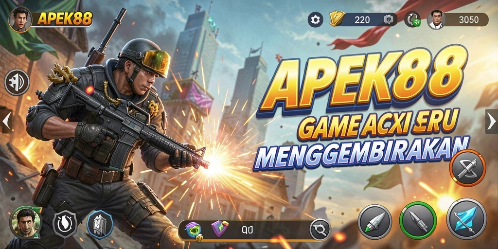 Tampilan aksi seru APEK88 dengan grafis memukau.