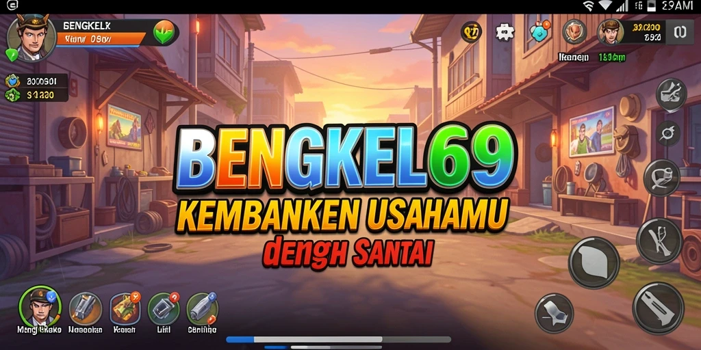 Tampilan gameplay BENGKEL69 yang menarik dan mengasyikkan.