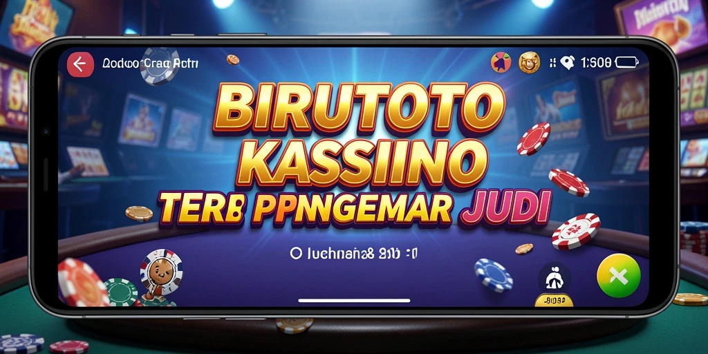 Gameplay menegangkan BIRUTOTO dengan tema kasino.