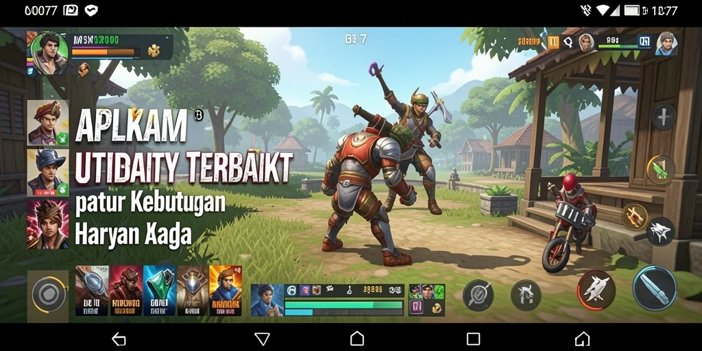 Tampilan utama aplikasi C0077 dengan fitur-fitur Utility.