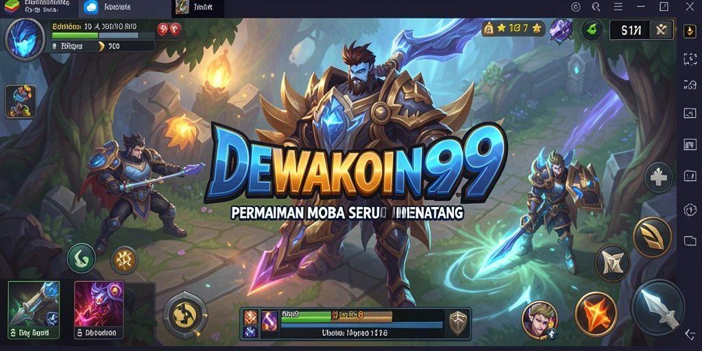 Gameplay seru DEWAKOIN99 dengan pertarungan tim.