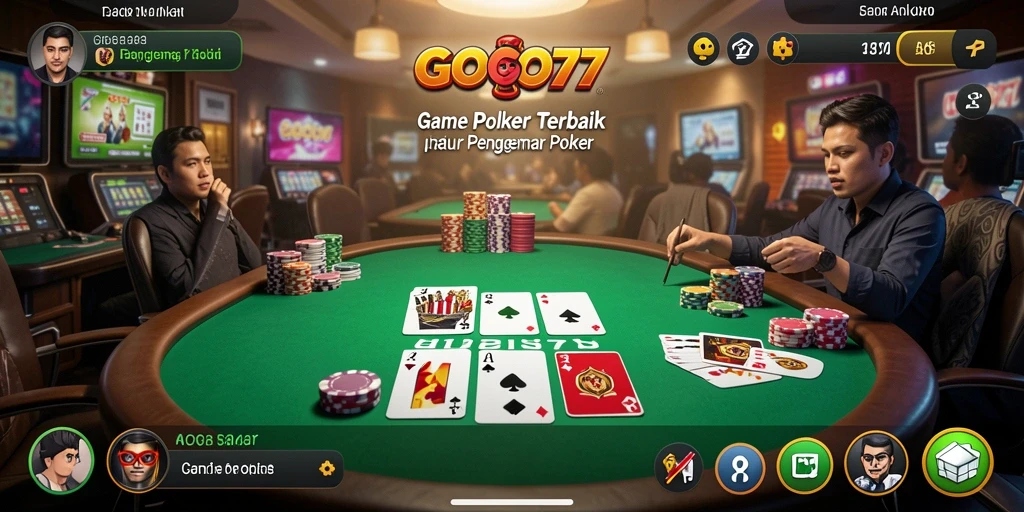 Tampilan gameplay GOGO77 yang memukau dalam permainan Poker.
