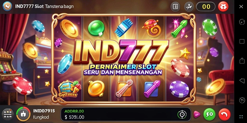 Tampilan gameplay Slot IND777 yang menakjubkan dan menghibur.