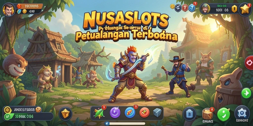 Gameplay seru NUSASLOTS dalam dunia terbuka yang menakjubkan.