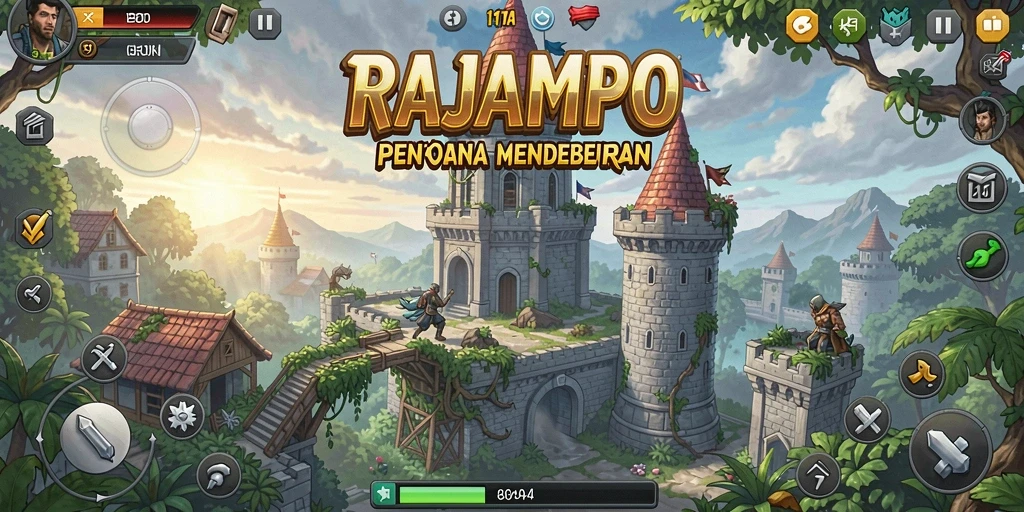 Tampilkan gameplay seru dari RAJAMPO yang mendebarkan.