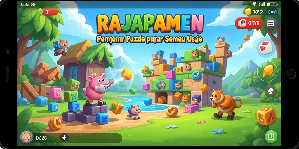 Tampilan gameplay RAJAPAMEN yang menarik dan penuh tantangan.