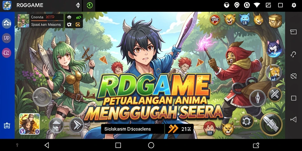 Tampilan gameplay RPGAME yang memikat dan penuh aksi.