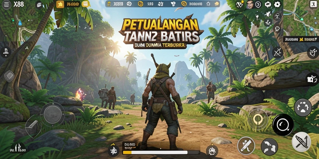 Gameplay menarik eksplorasi dunia terbuka X88.